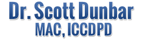 Dr. Scott Dunbar, MAC, ICCDPD Logo